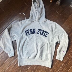 Champion Light Gray Penn State Men's hoodie